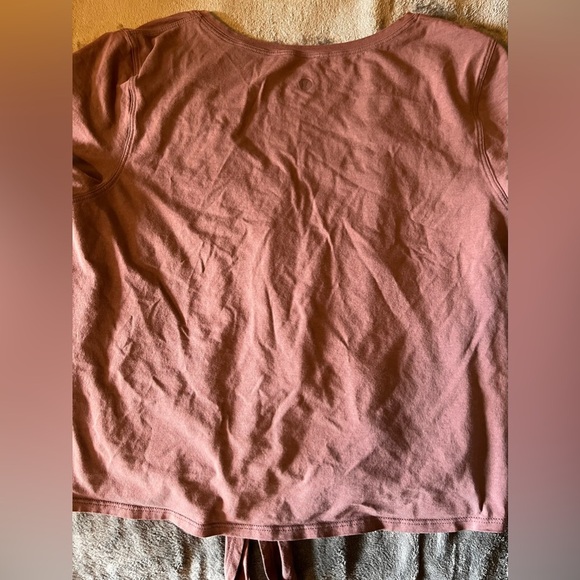 Lululemon front tie short sleeve top - Picture 2 of 3